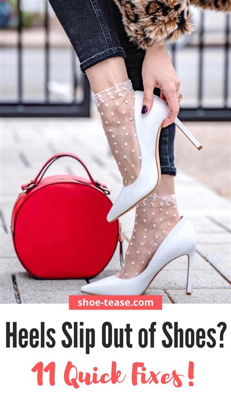 how to fix shoes slipping off heel
